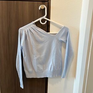 Gorgeous one shoulder lightweight sweater